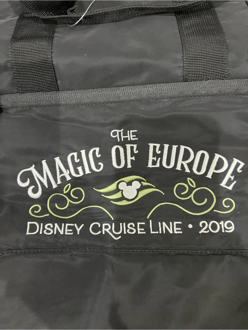 Disney The Magic of Europe' Black Backpack Tote